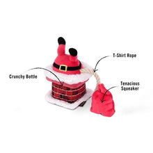 Load image into Gallery viewer, P.L.A.Y Merry Woofmass Clumsy Santa Dog Toy

