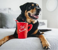 Load image into Gallery viewer, P.L.A.Y Christmas Hot Chocolate Dog Toy
