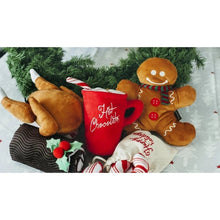 Load image into Gallery viewer, P.L.A.Y Gingerbread man plush dog toy
